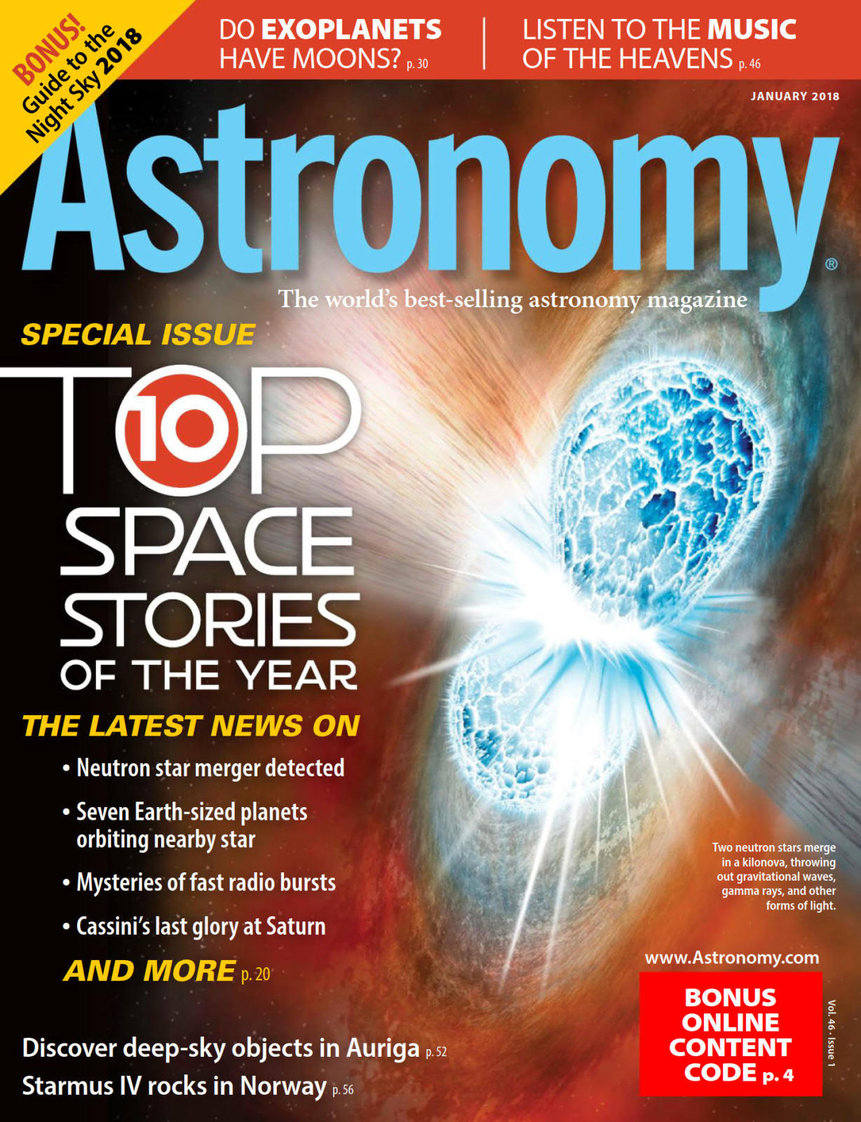 Astronomy 天文学杂志 JANUARY 2018
